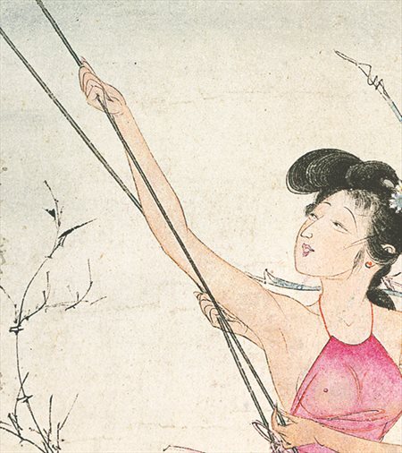 潼关县-胡也佛的仕女画和最知名的金瓶梅秘戏图